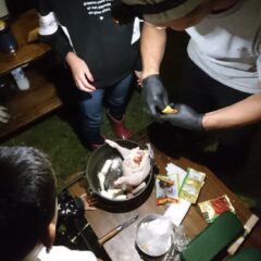 ダッチオーブンで参鶏湯？？