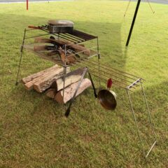 新しい焚き火台のサイズ感は？